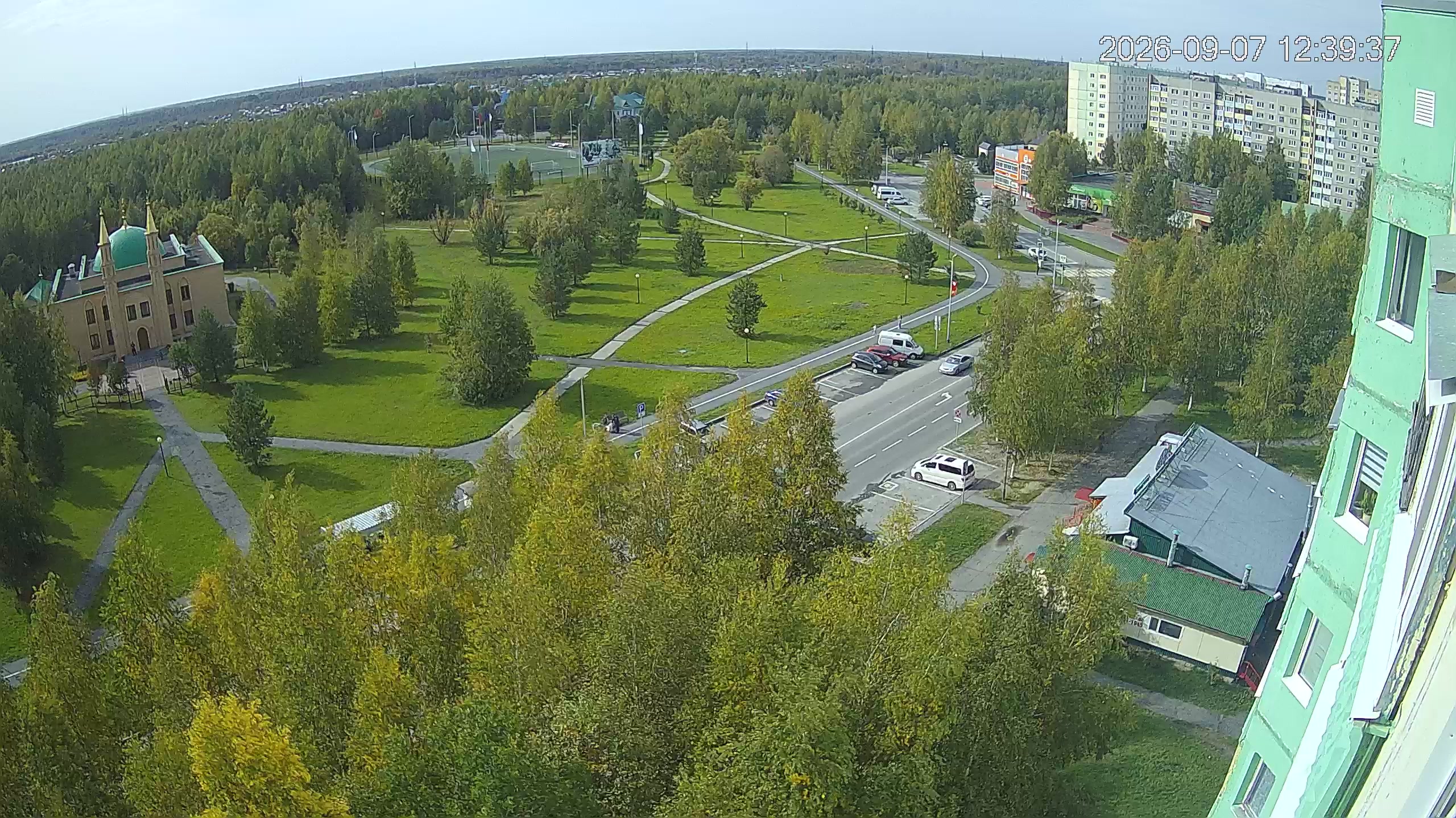 Перекрёсток улиц Парковая и Солнечная, Лангепас
