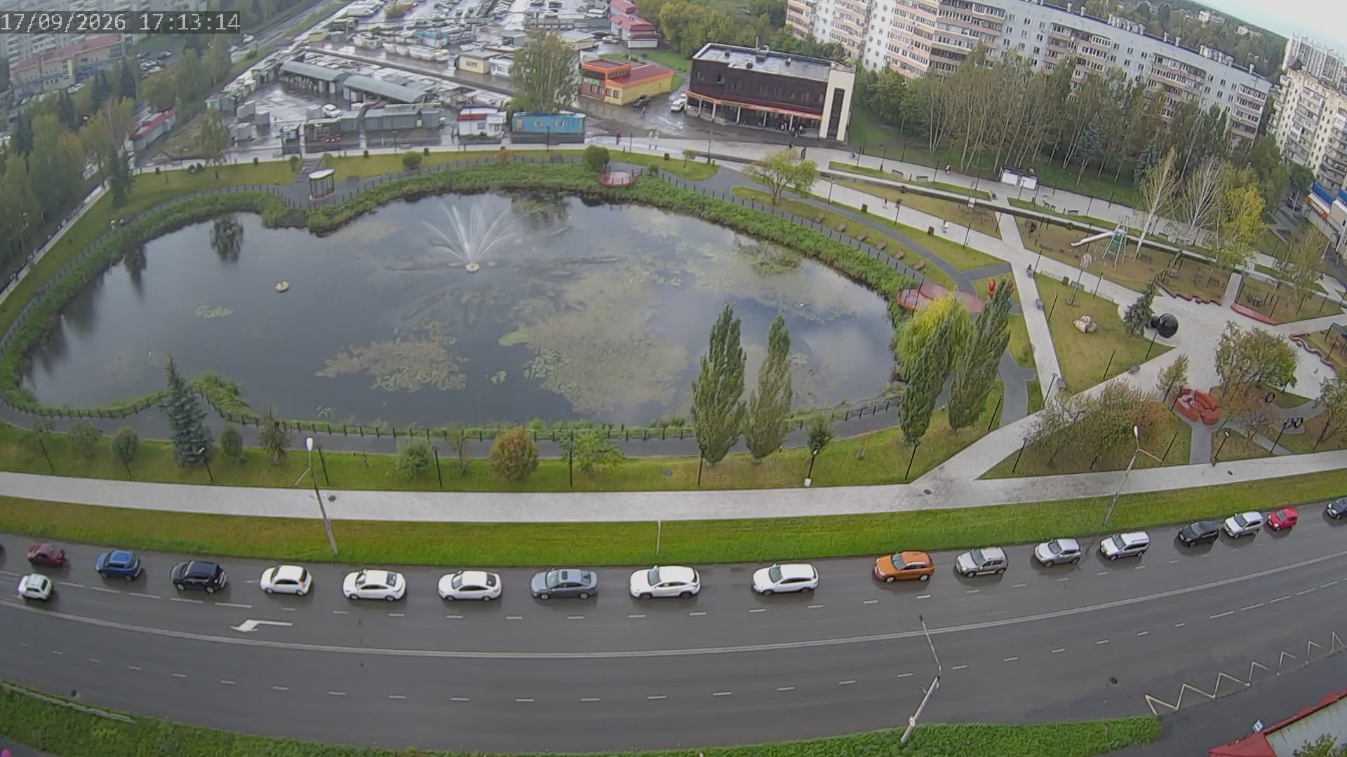 Городской пруд в Озёрске