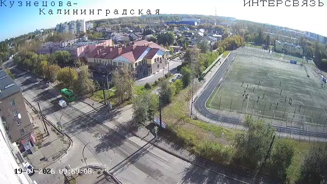 Перекресток улиц Кузнецова и Калининградская