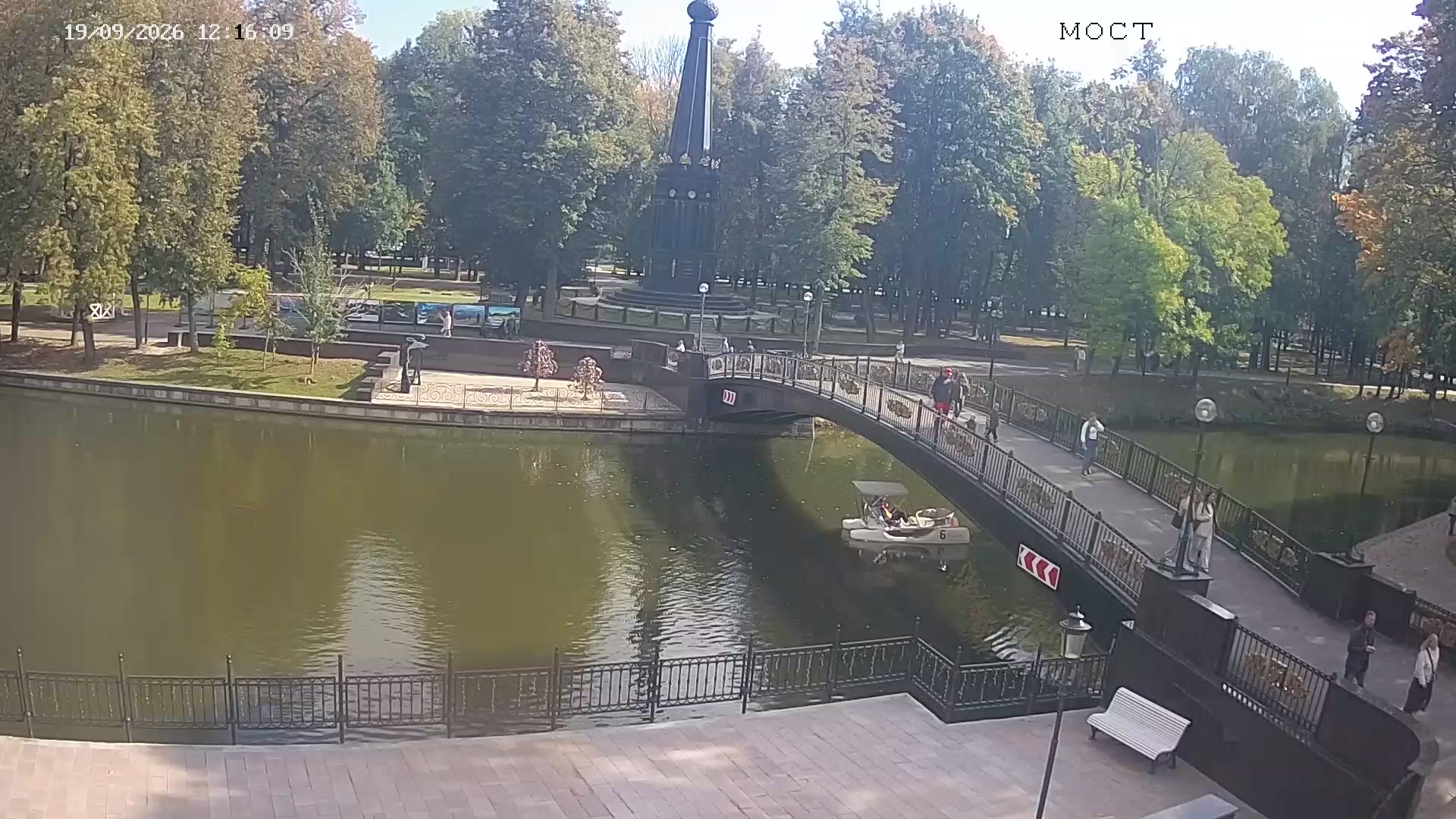 Горбатый мост в Лопатинском саду