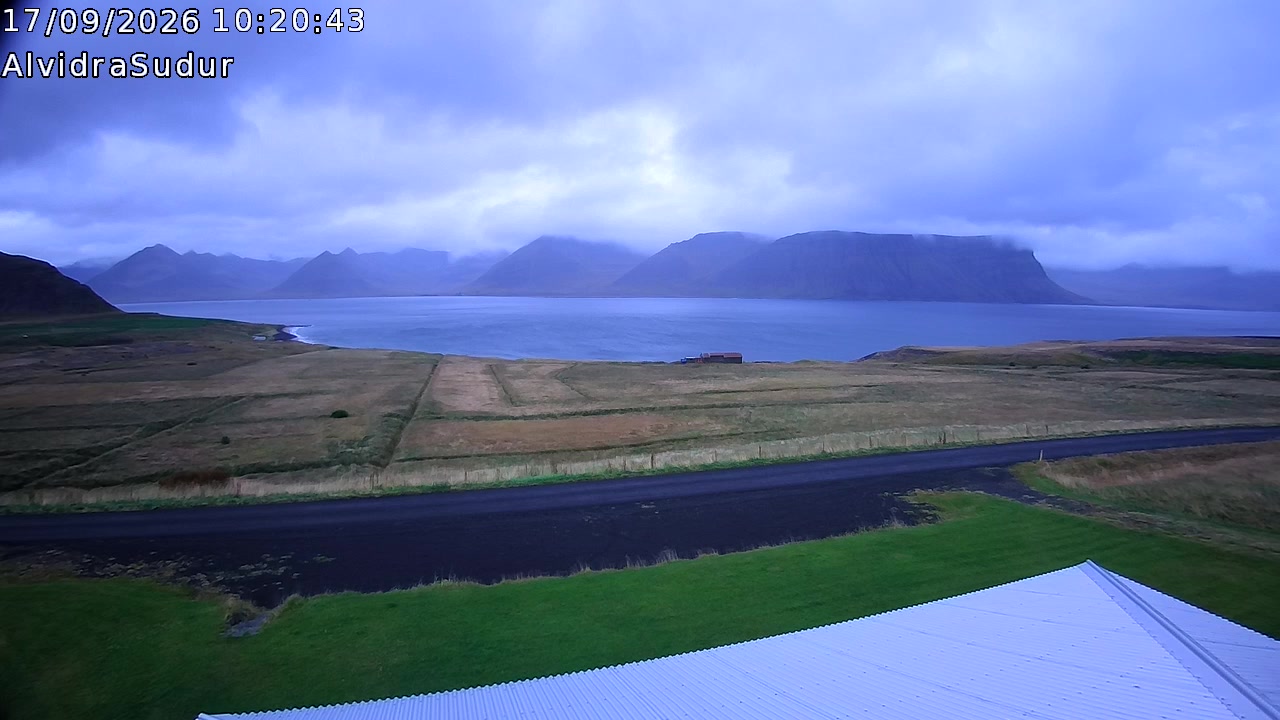 Webcam Dyrafjörður, Farm Alviðra Suður
