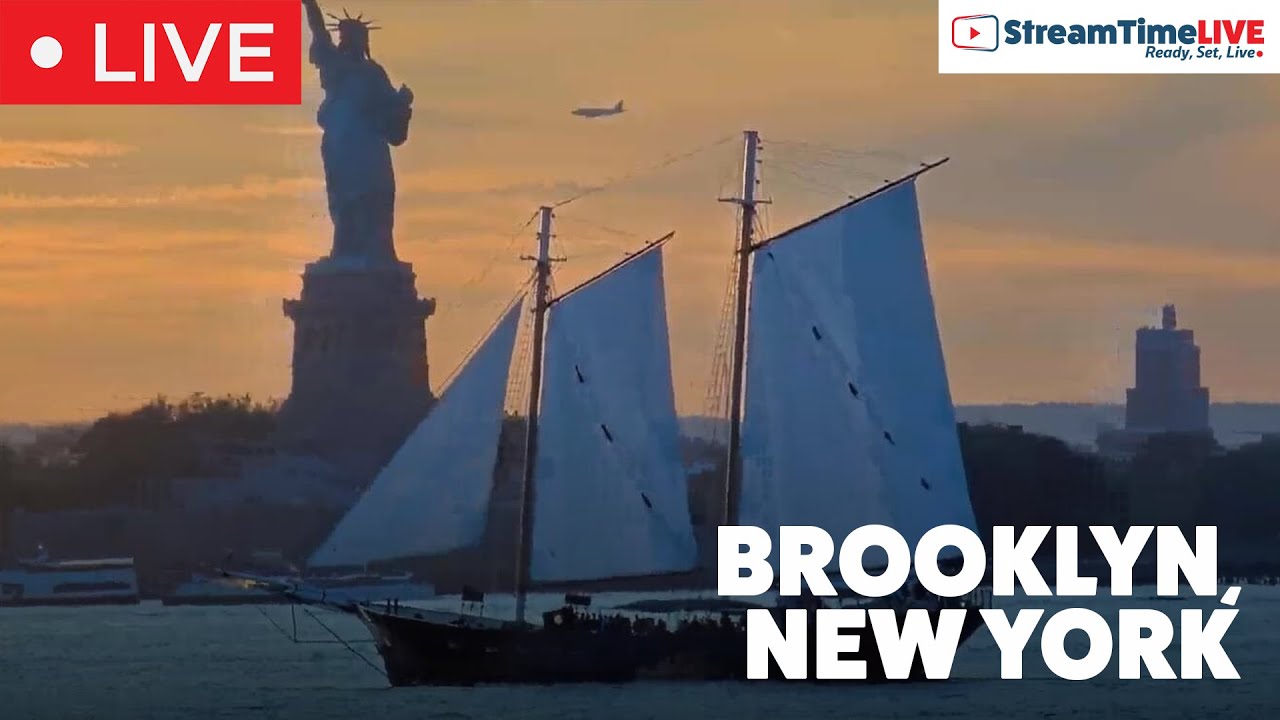 Webkamera: Blick auf Manhattan vom Brooklyn Bridge Park