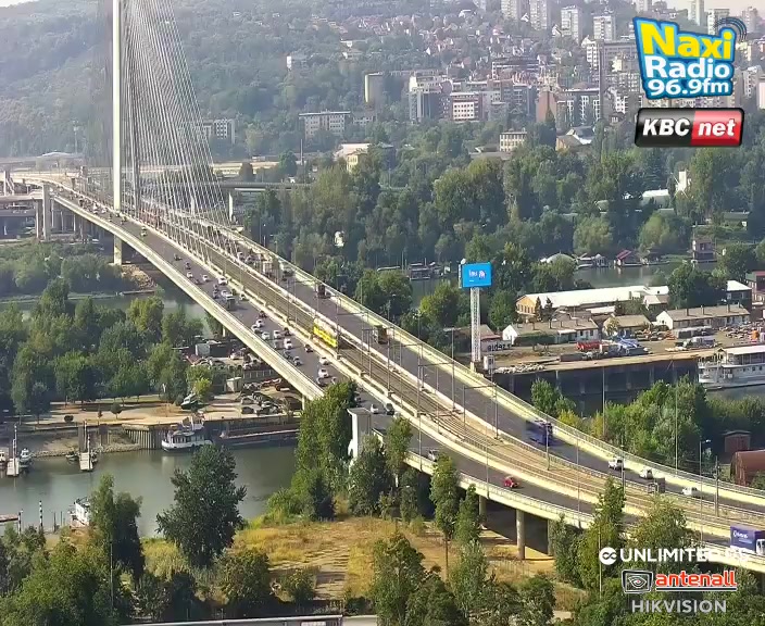 Мост над Адой в Белграде
