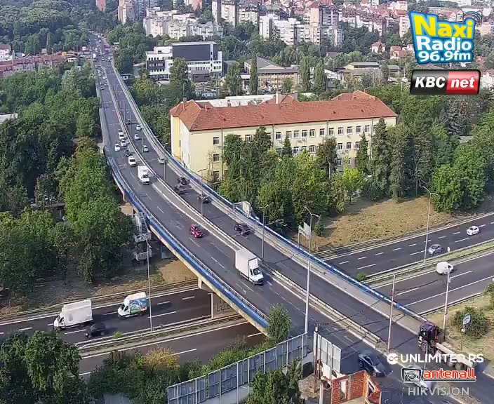 Веб-камера Синего моста в Белграде