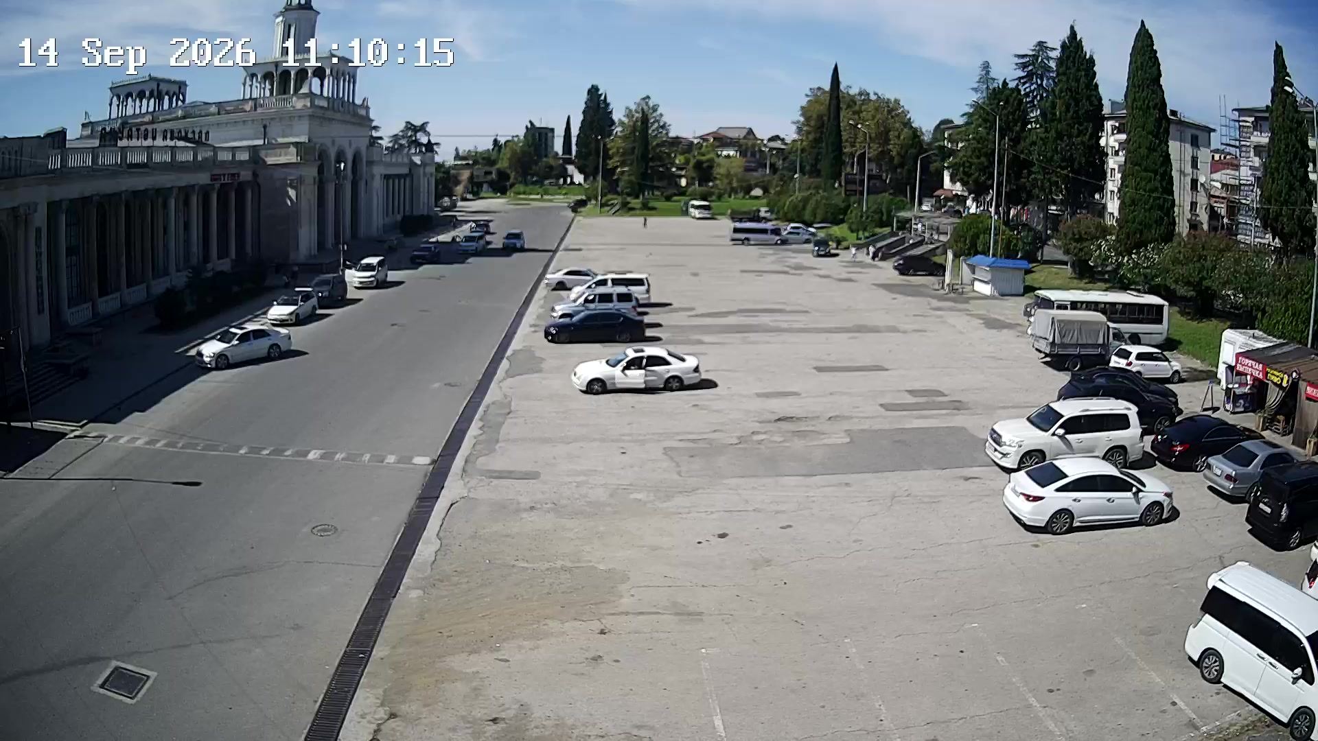 Railway Station Square in Sukhumi